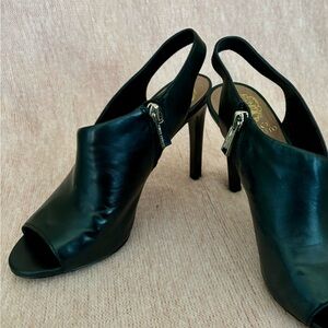 Vince Camuto Black Heels with Slingback and Stiletto Heel